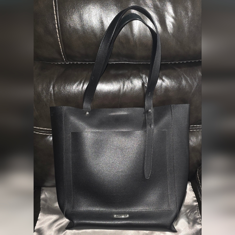 Rebecca Minkoff Black Leather Tote Bag